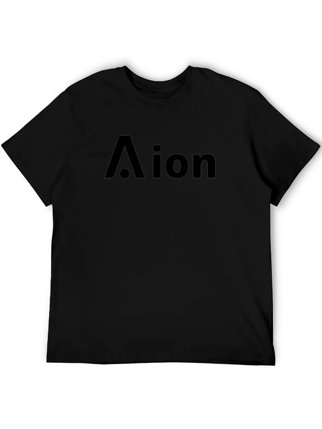 Aion Black Graphic Tee - Casual Comfort