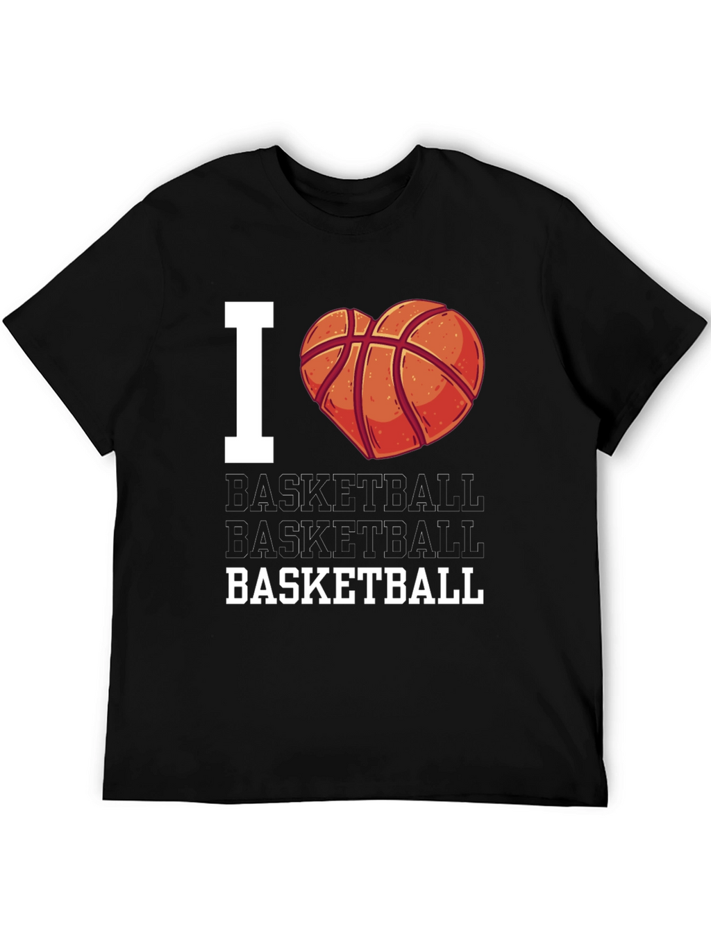I Heart Basketball T-Shirt - Fan Apparel