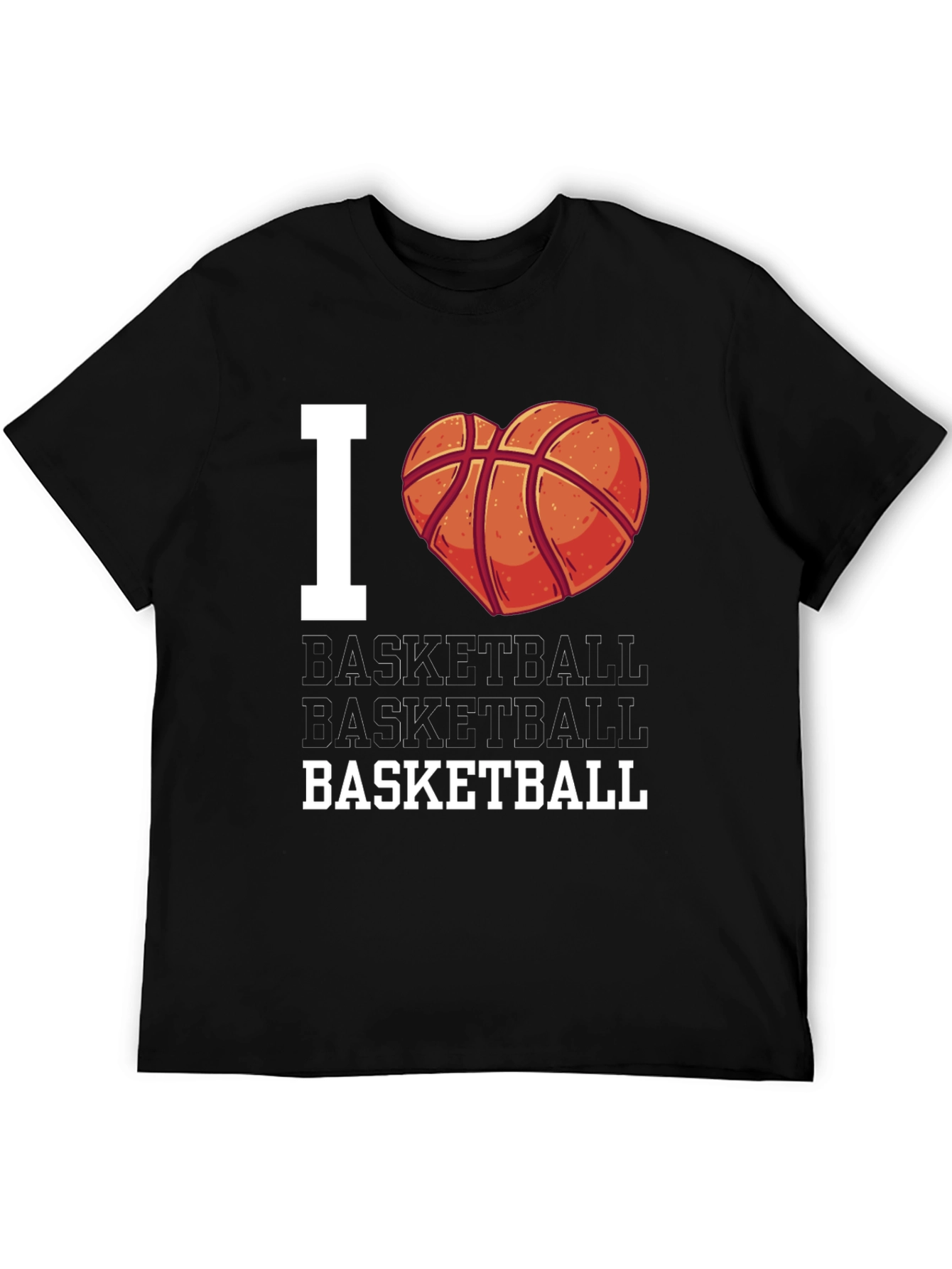 I Heart Basketball T-Shirt - Fan Apparel