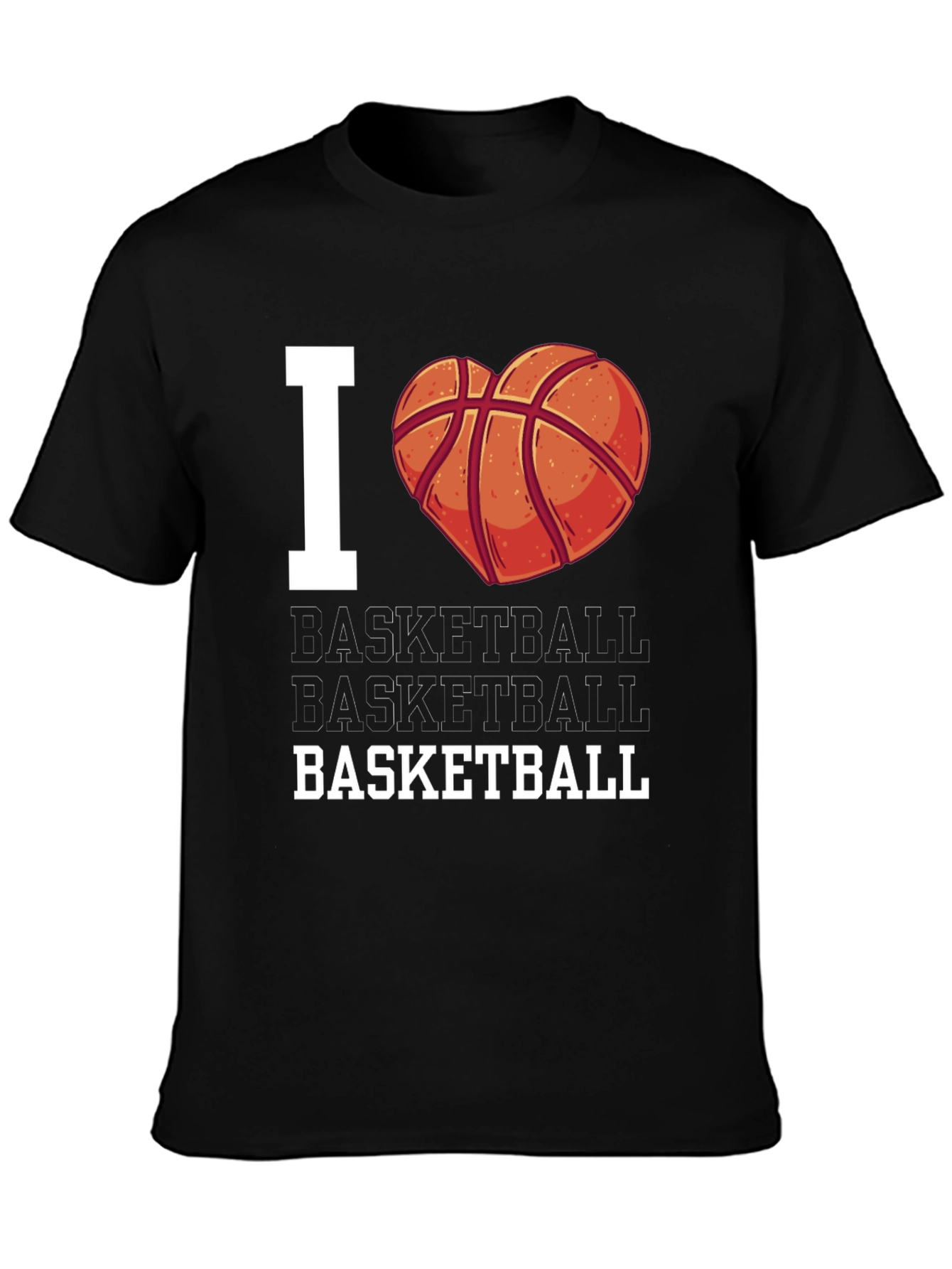 I Heart Basketball T-Shirt - Fan Apparel