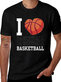 I Heart Basketball T-Shirt - Fan Apparel