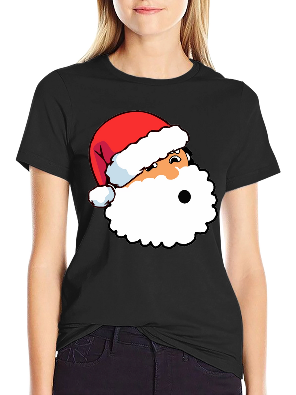 Funny Santa Graphic Tee - Holiday Style