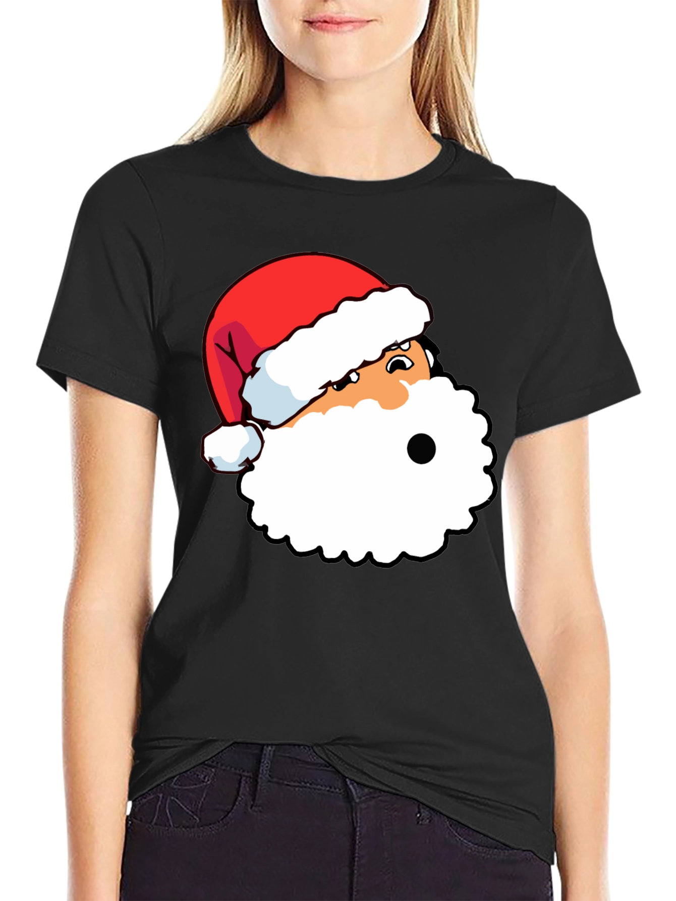 Funny Santa Graphic Tee - Holiday Style