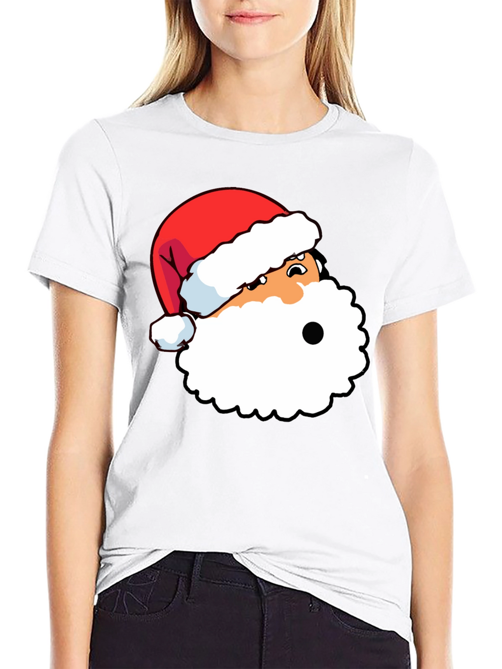 Funny Santa Graphic Tee - Holiday Style