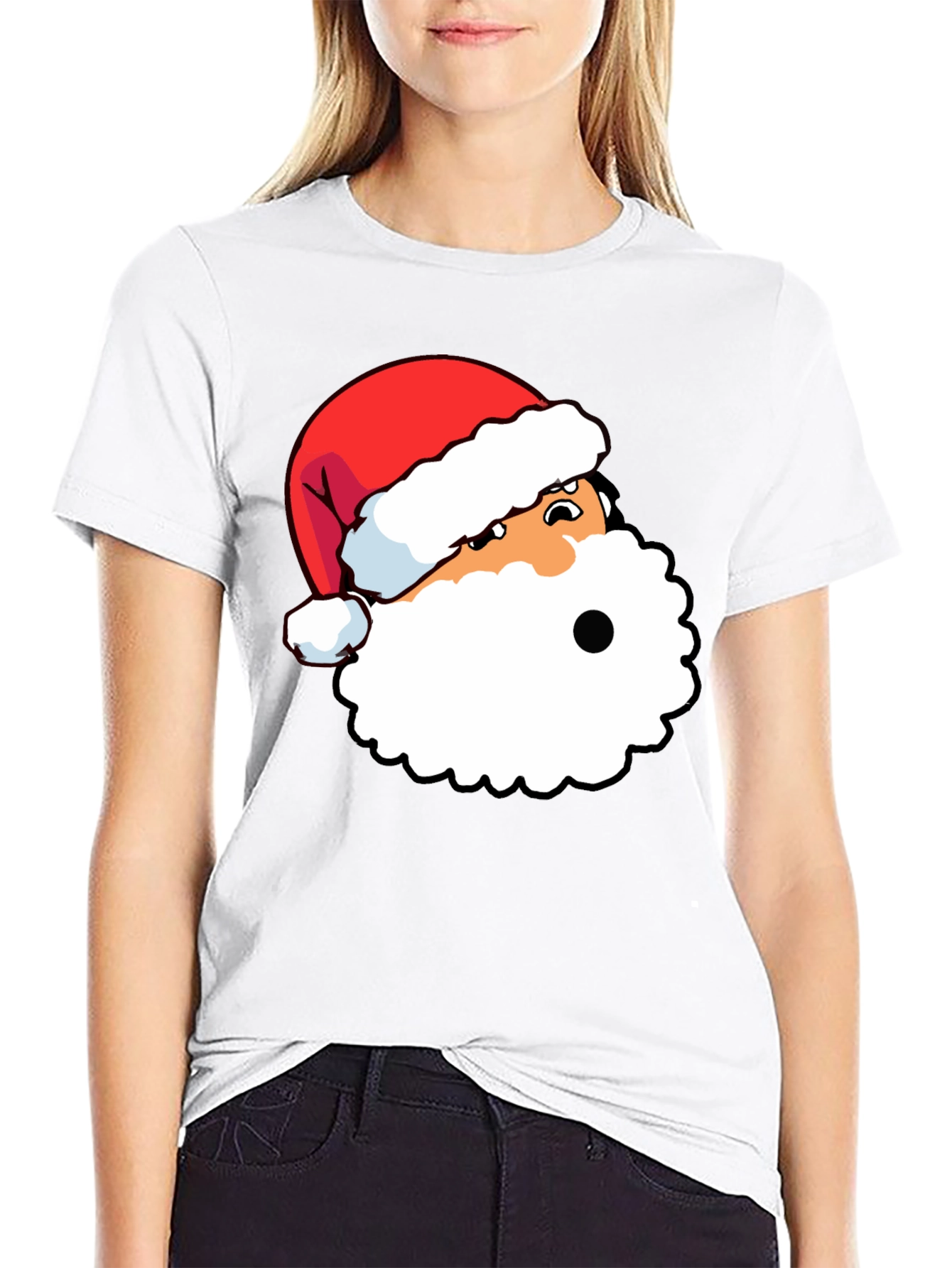 Funny Santa Graphic Tee - Holiday Style