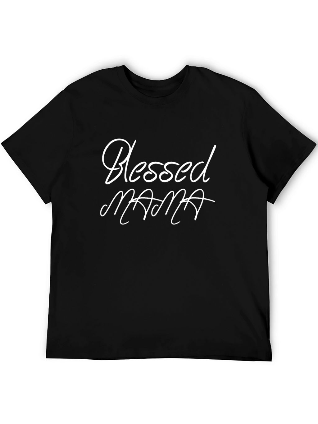 Blessed Mama Black T-Shirt