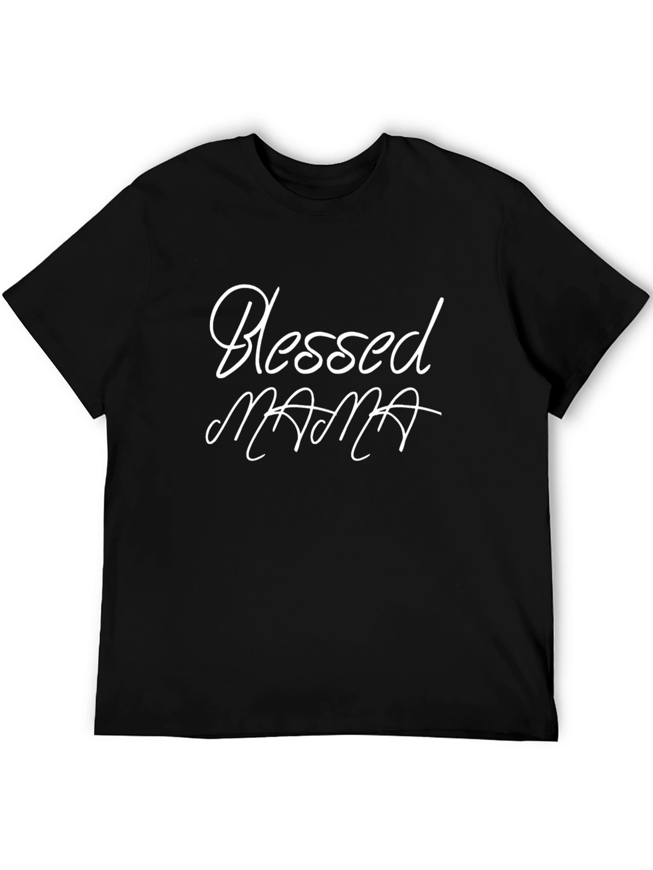 Blessed Mama Black T-Shirt