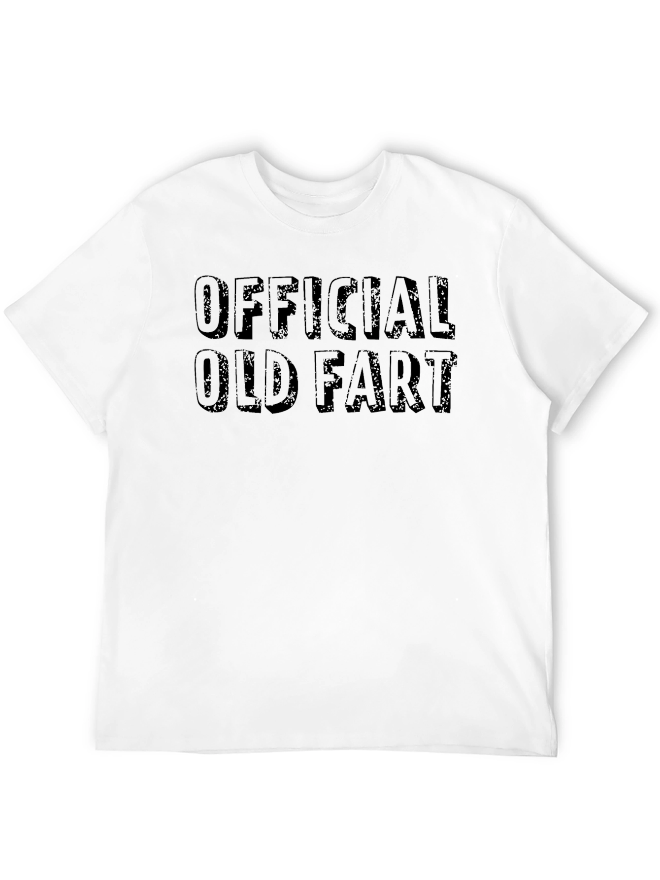 Official Old Fart Black T-Shirt - Humorous Tee