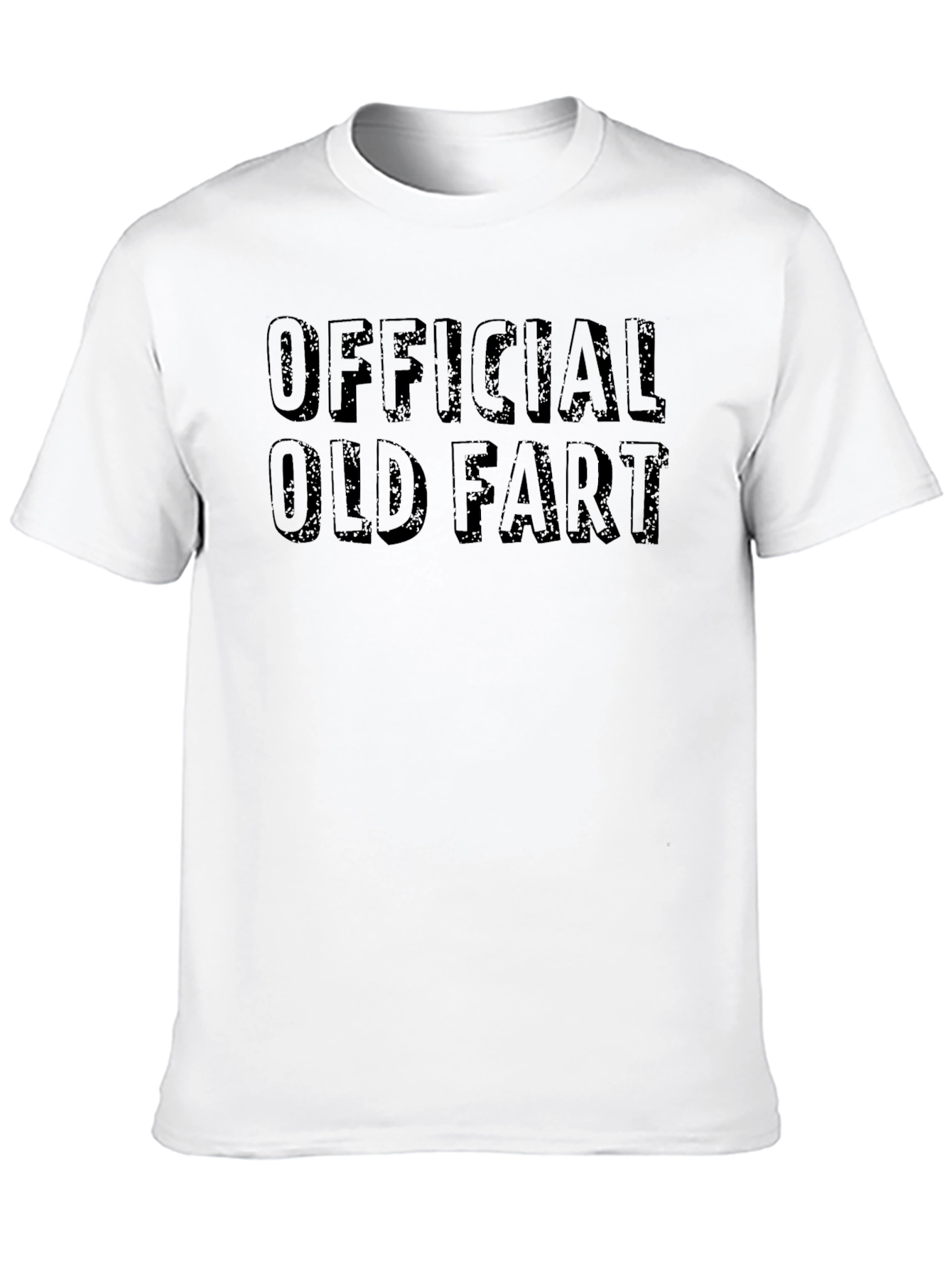 Official Old Fart Black T-Shirt - Humorous Tee