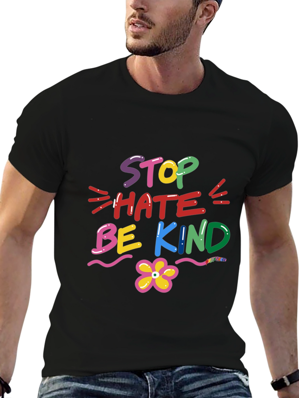 Stop Hate Be Kind Graphic Tee