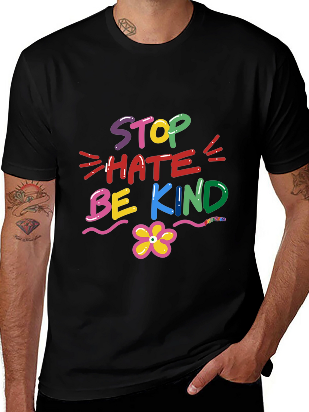 Stop Hate Be Kind Graphic Tee