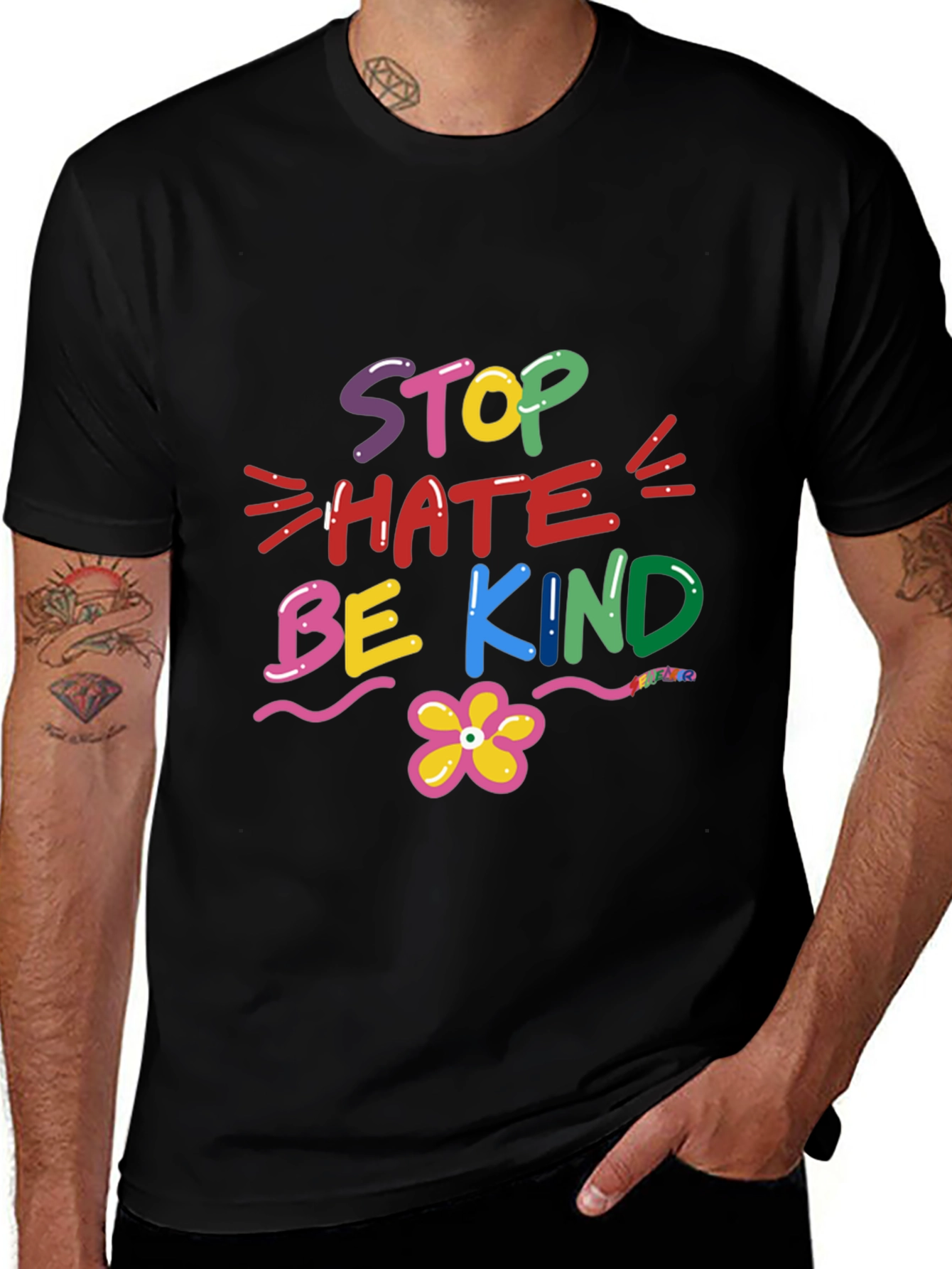 Stop Hate Be Kind Graphic Tee