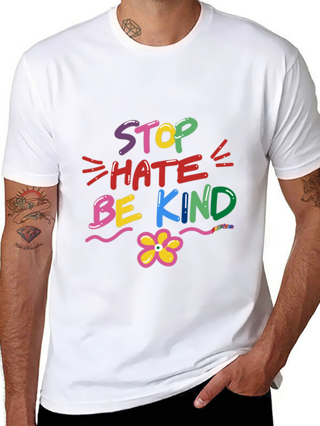 Stop Hate Be Kind Graphic Tee