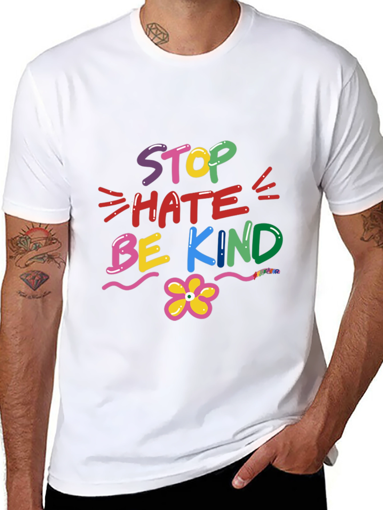 Stop Hate Be Kind Graphic Tee