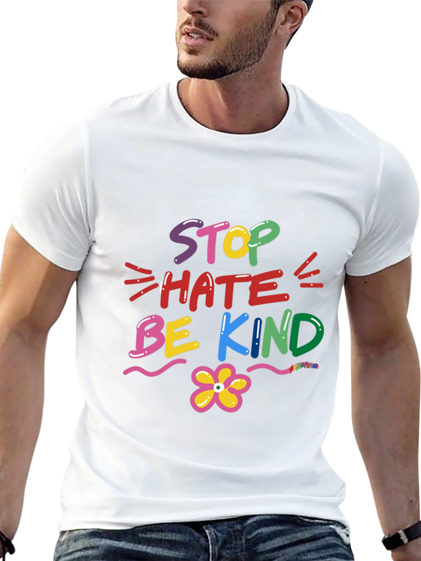Stop Hate Be Kind Graphic Tee