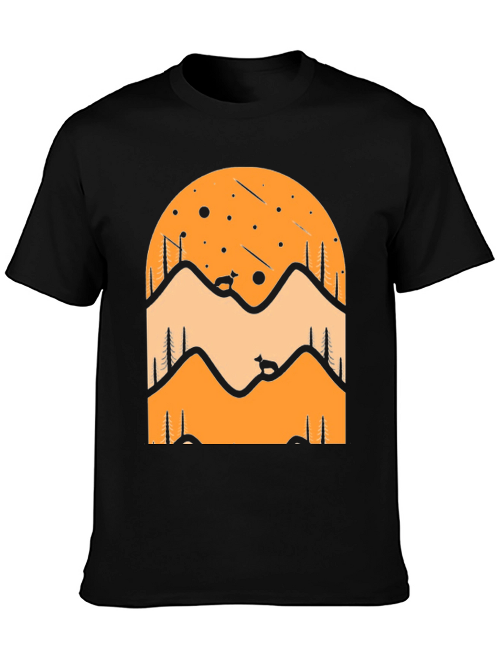 Mountain Scene Graphic Tee