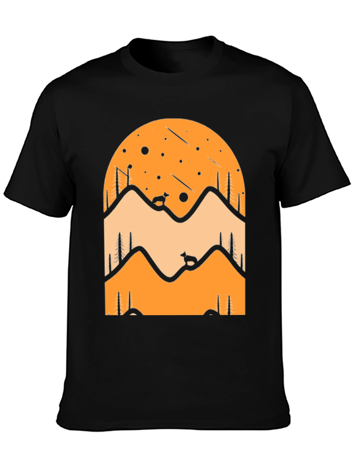 Mountain Scene Graphic Tee