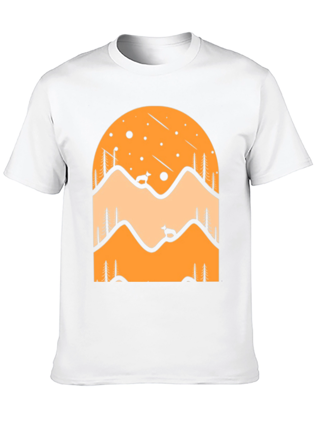 Mountain Scene Graphic Tee