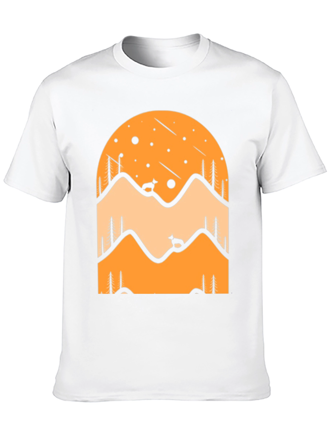 Mountain Scene Graphic Tee