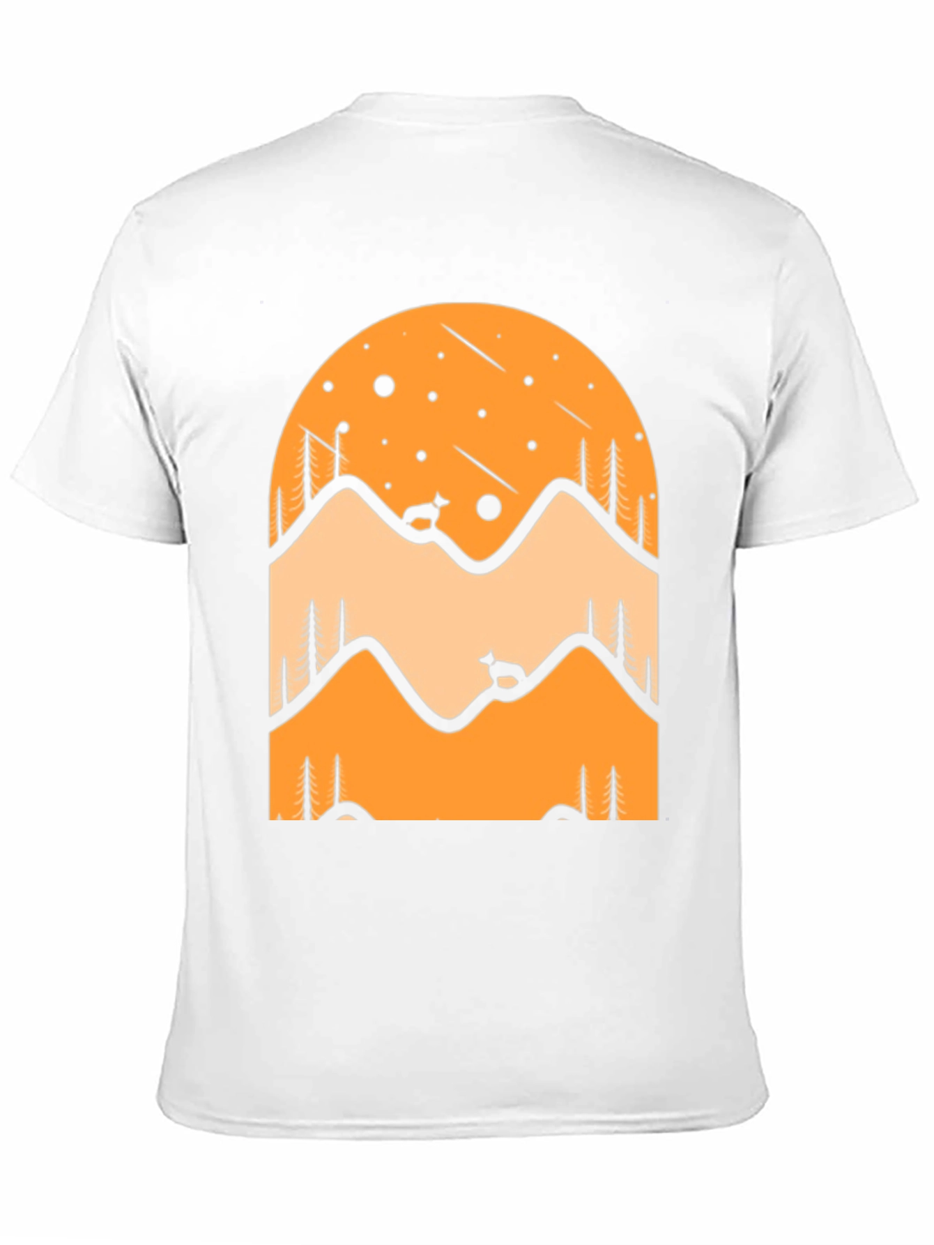Mountain Scene Graphic Tee