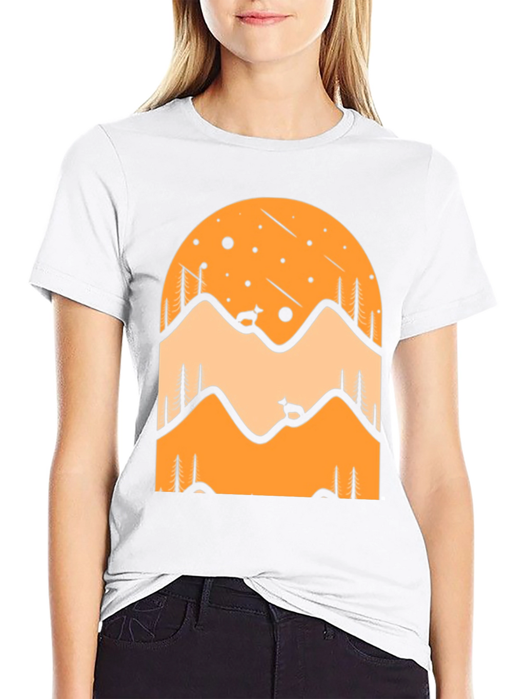 Mountain Scene Graphic Tee