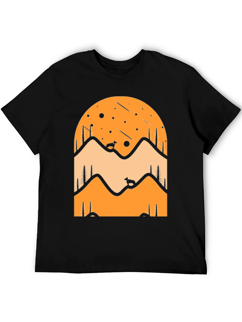 Mountain Scene Graphic Tee