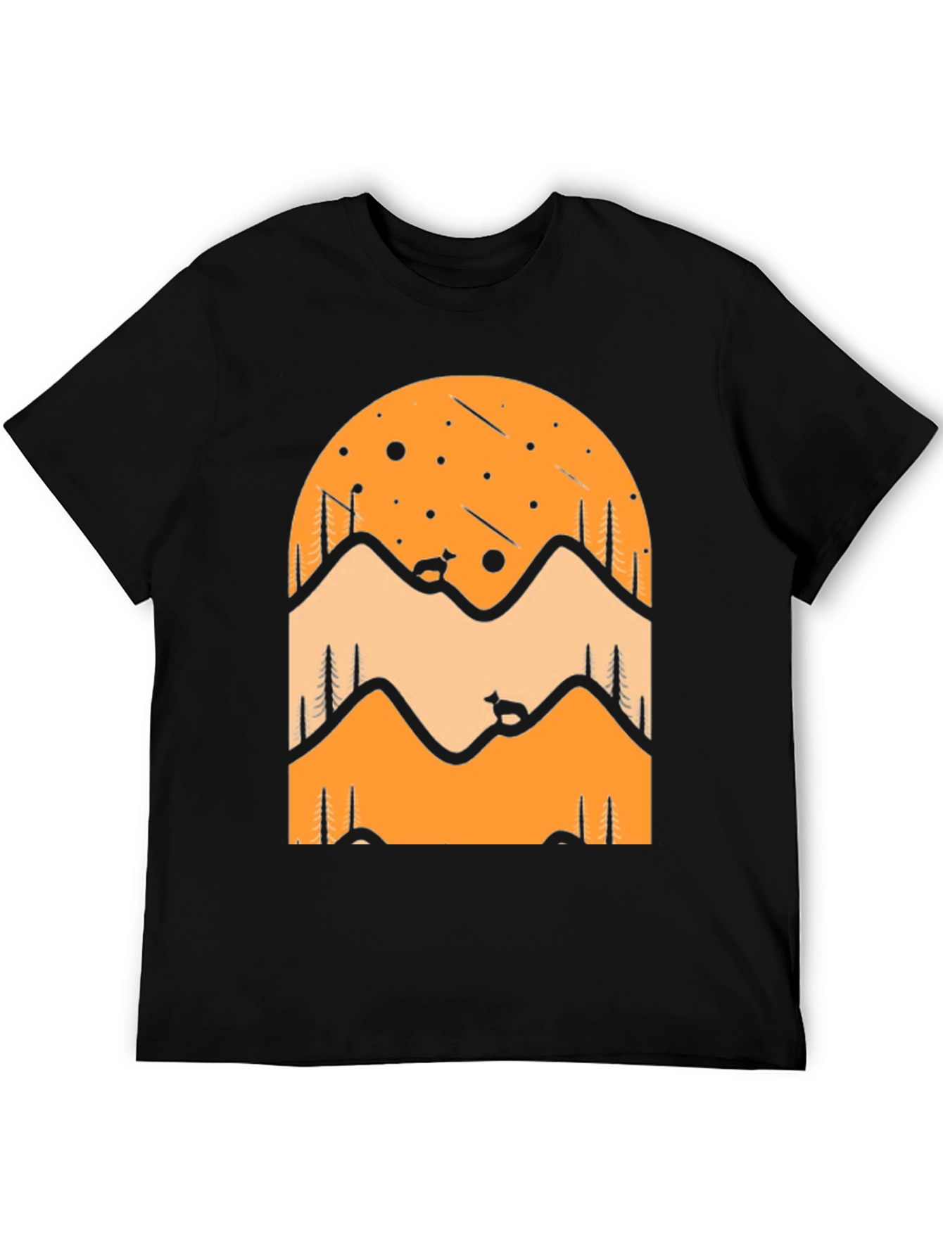 Mountain Scene Graphic Tee