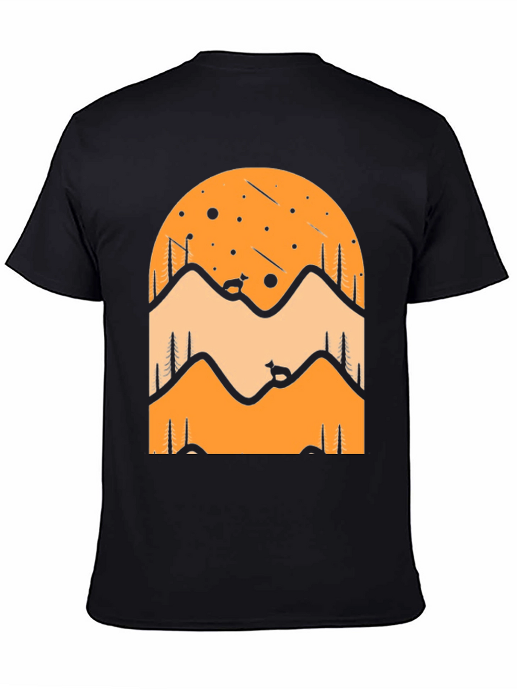 Mountain Scene Graphic Tee