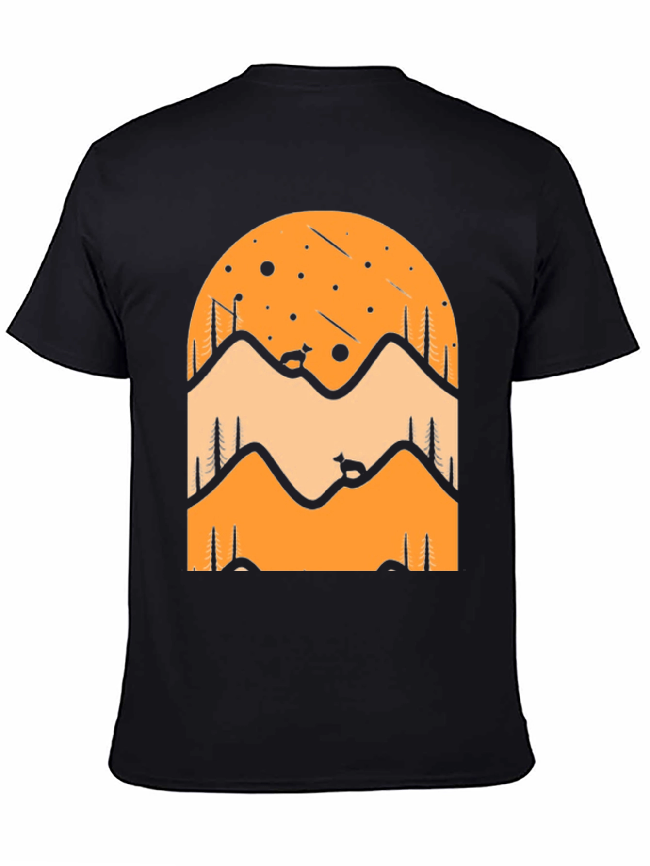 Mountain Scene Graphic Tee