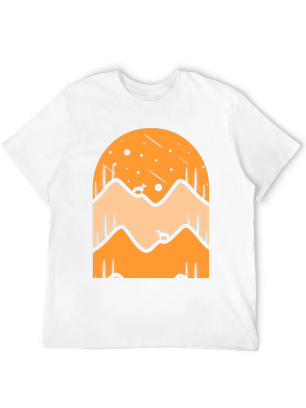 Mountain Scene Graphic Tee