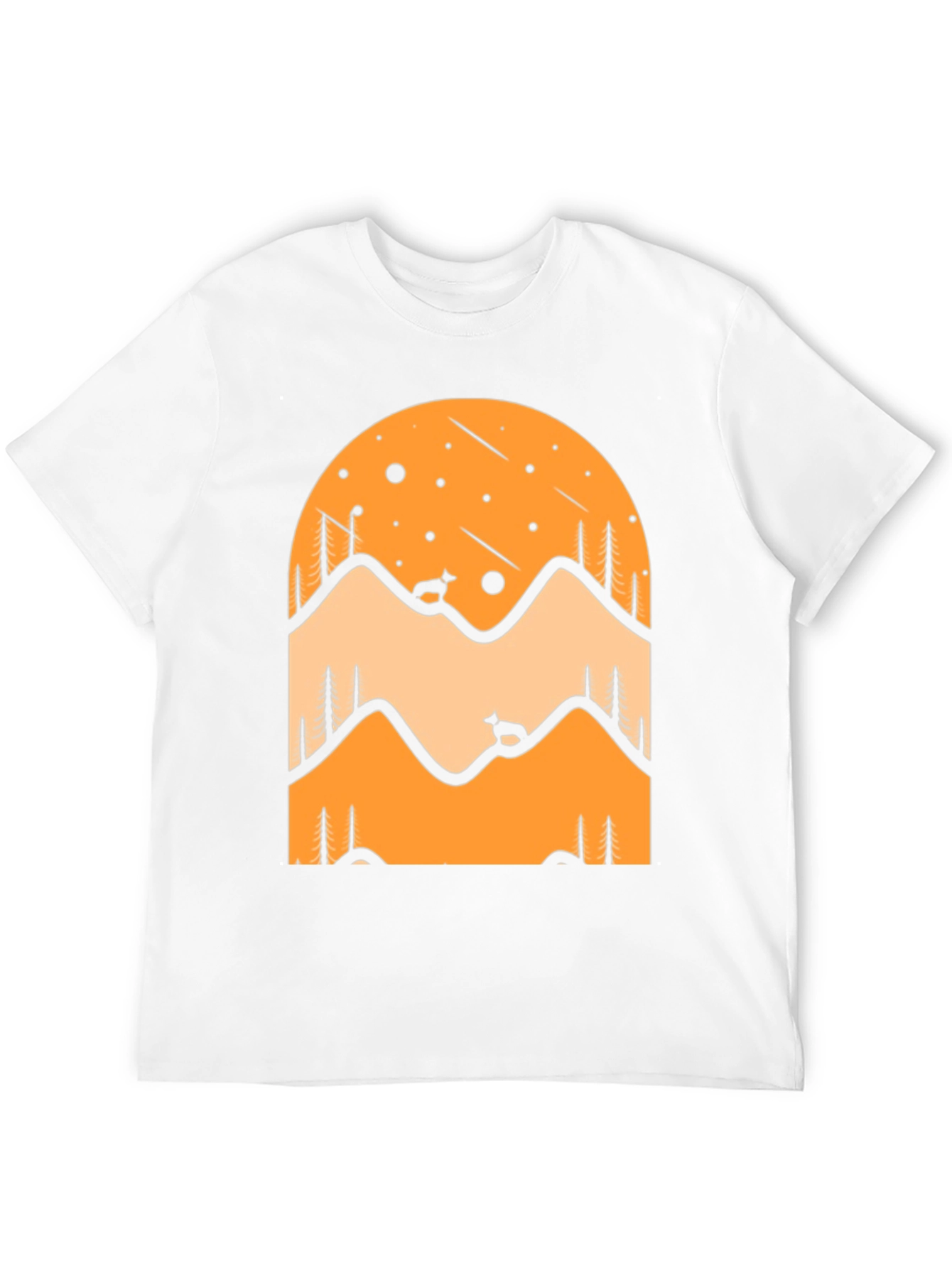Mountain Scene Graphic Tee