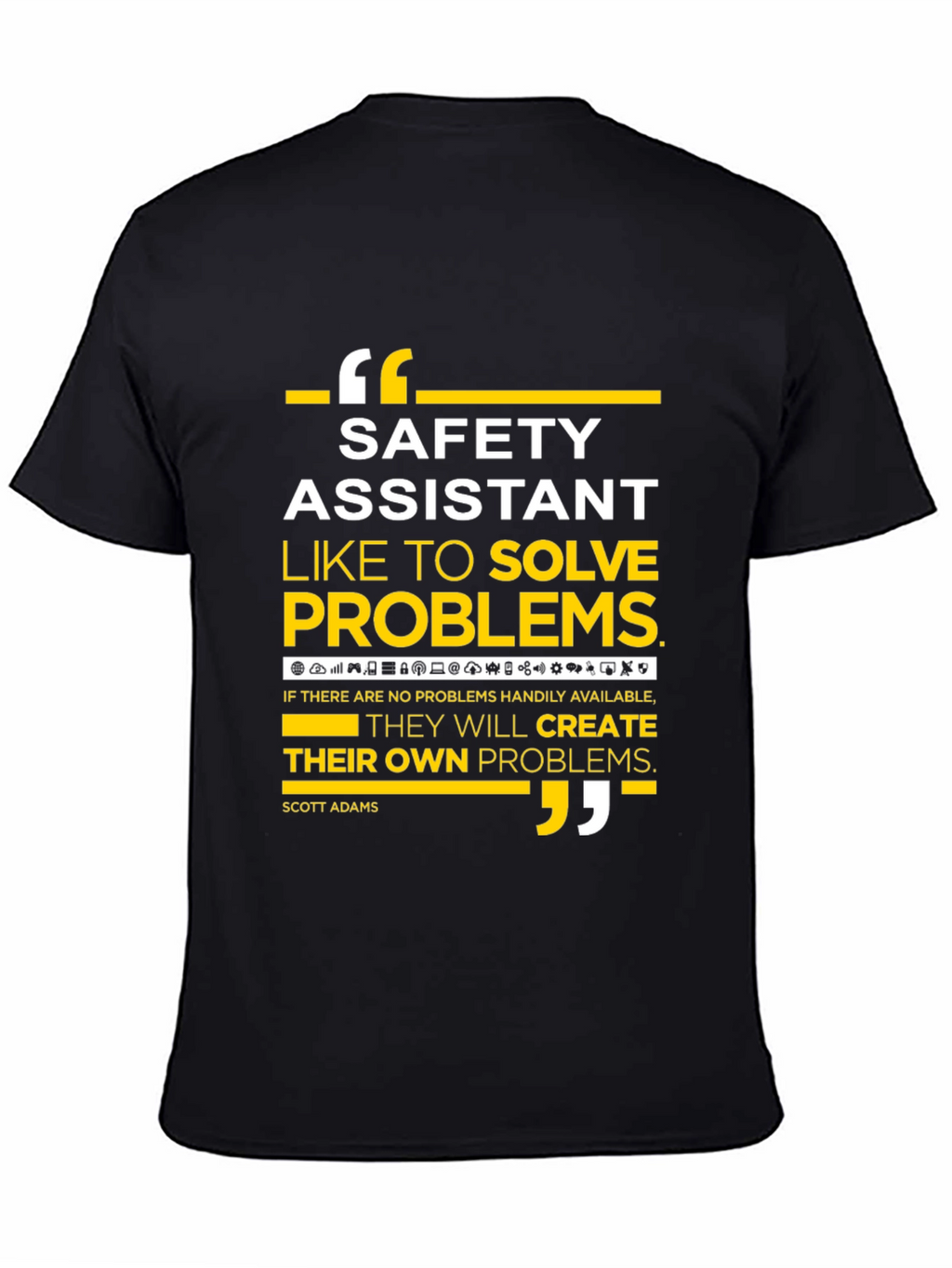 Safety Assistant Problem Solver Graphic T-Shirt