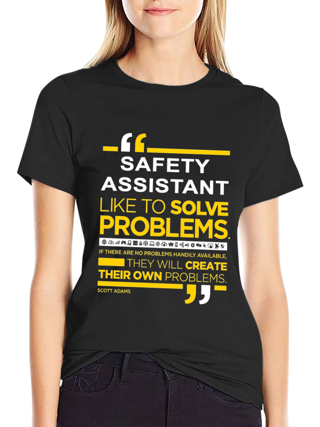 Safety Assistant Problem Solver Graphic T-Shirt