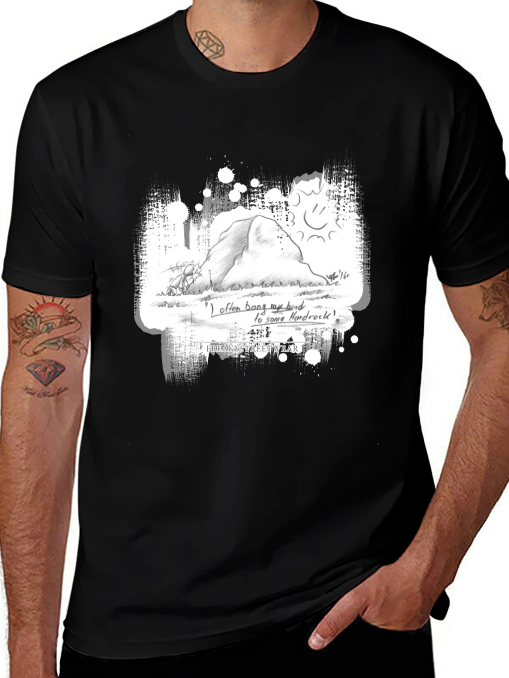 Hard Rock Headbanger Graphic Tee - Black T-Shirt