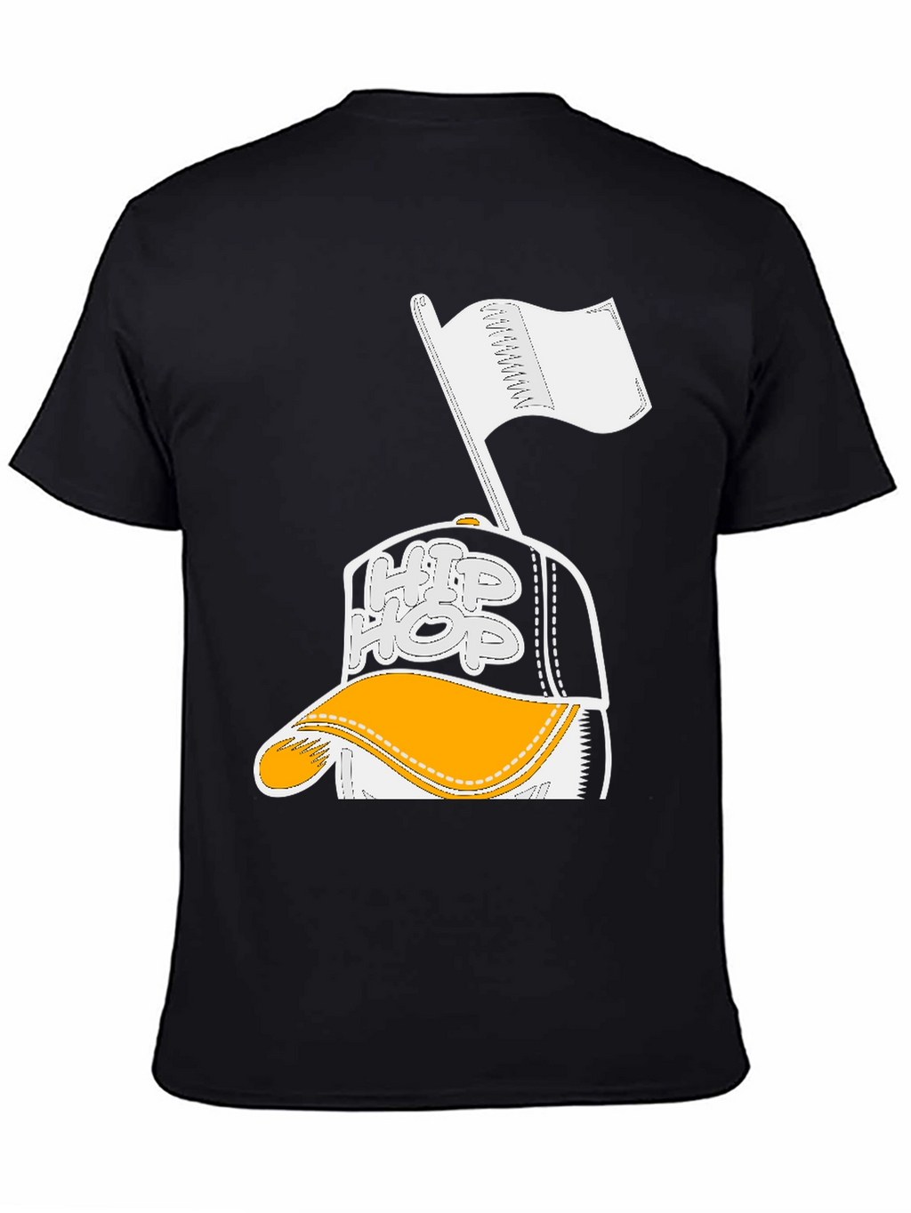 Hip Hop Graphic Black T-Shirt