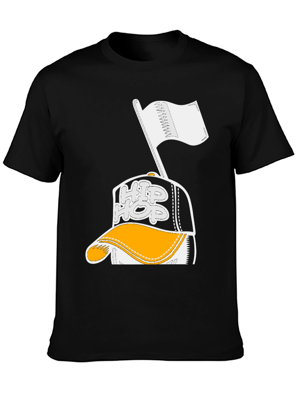 Hip Hop Graphic Black T-Shirt