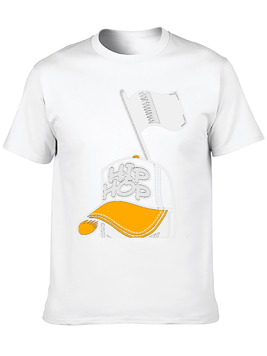Hip Hop Graphic Black T-Shirt