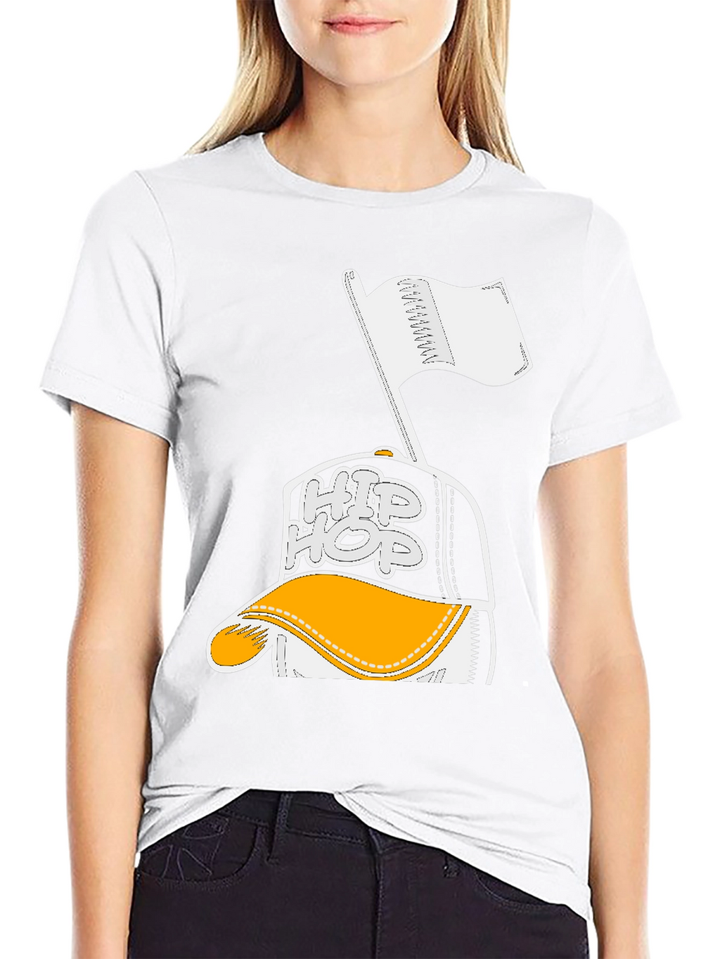 Hip Hop Graphic Black T-Shirt