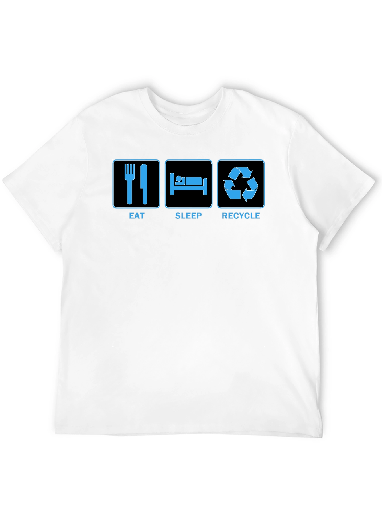 Eat Sleep Recycle Graphic T-Shirt