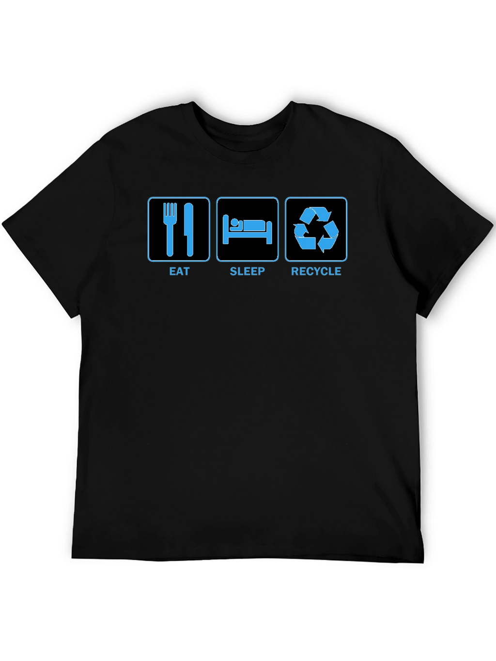 Eat Sleep Recycle Graphic T-Shirt