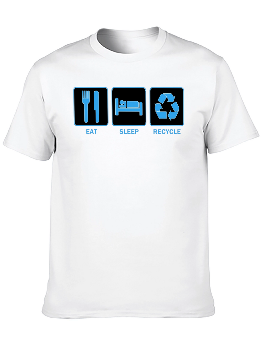 Eat Sleep Recycle Graphic T-Shirt