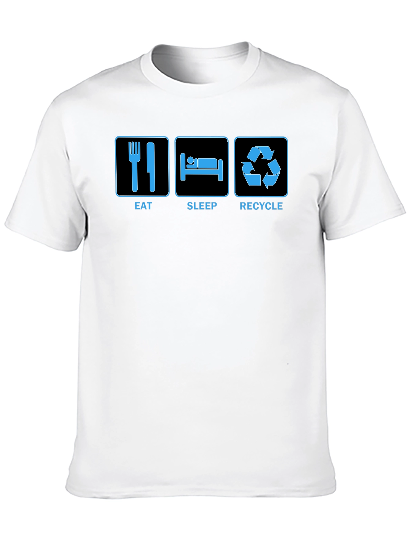 Eat Sleep Recycle Graphic T-Shirt