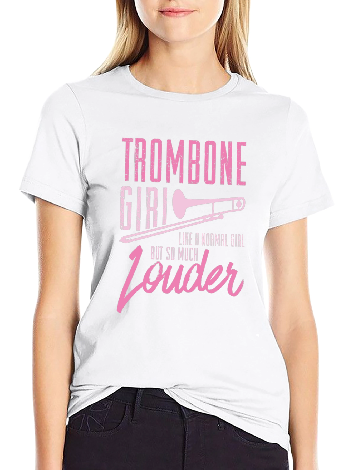 Trombone Girl T-Shirt - Musicians Tee
