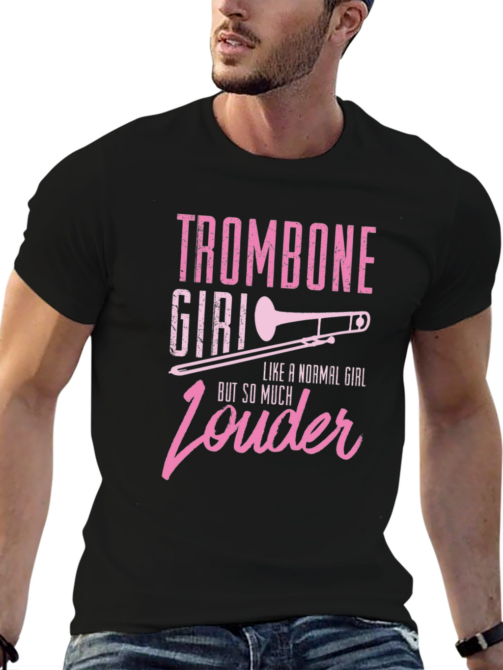 Trombone Girl T-Shirt - Musicians Tee