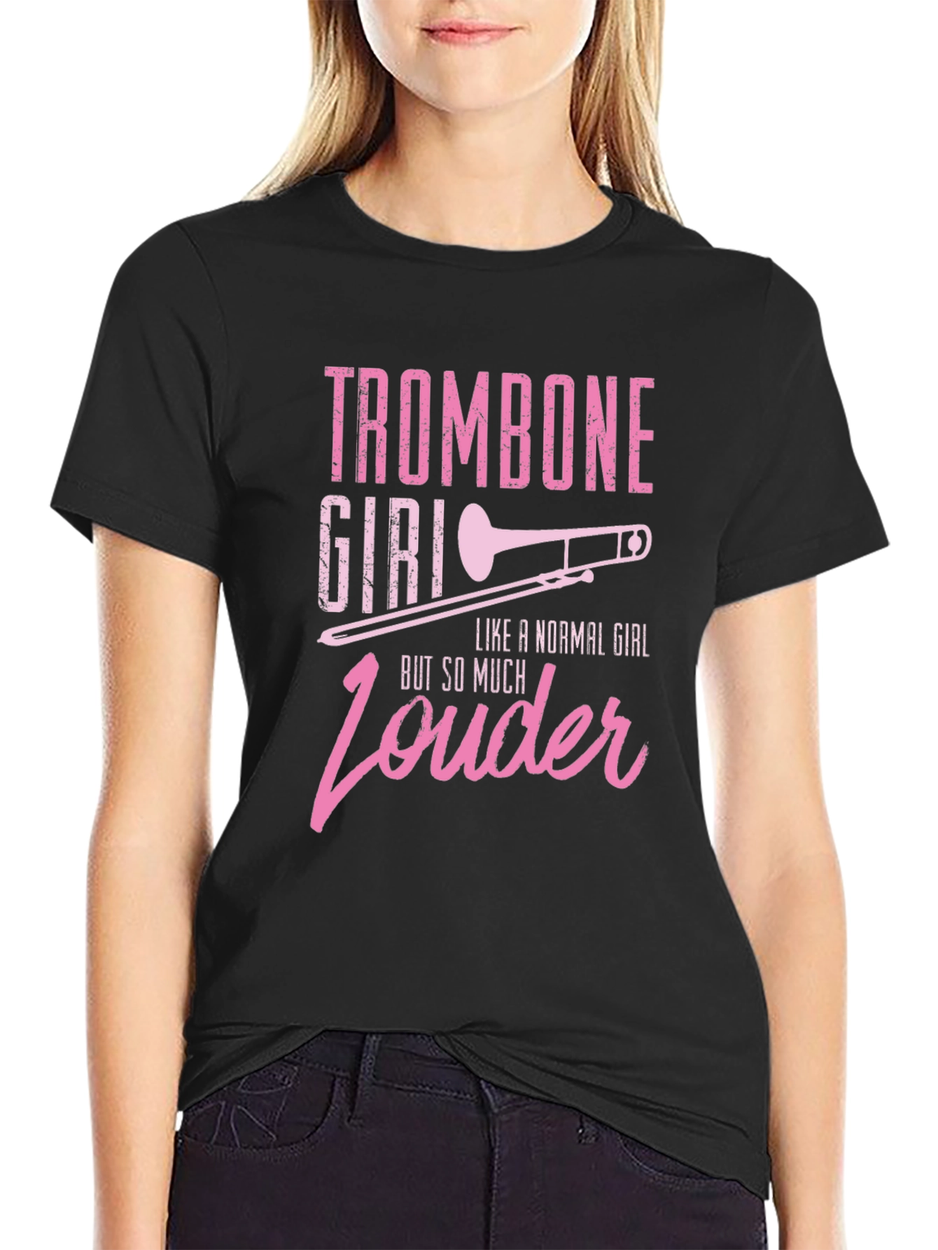 Trombone Girl T-Shirt - Musicians Tee