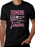 Trombone Girl T-Shirt - Musicians Tee
