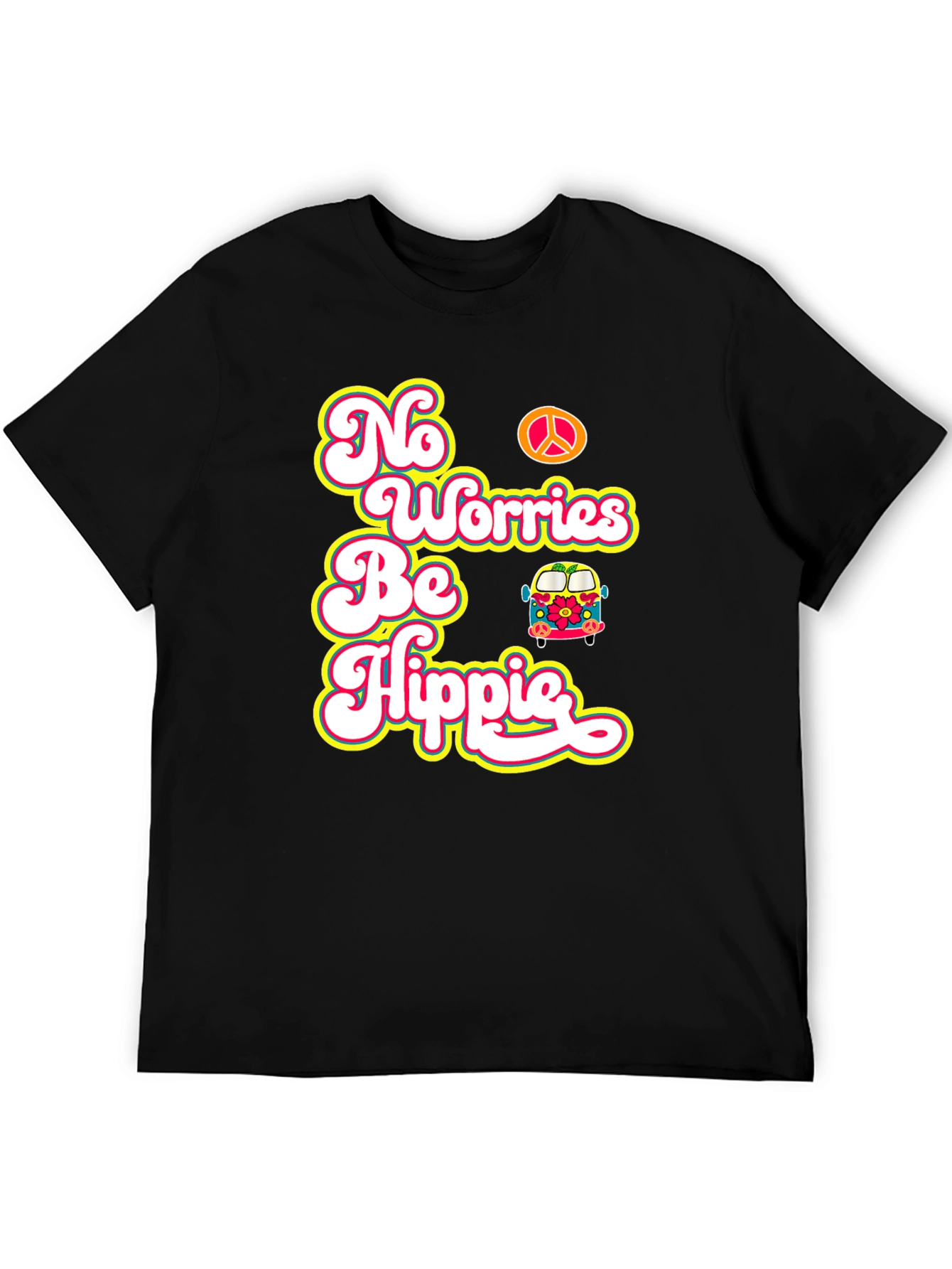 No Worries Be Hippie T-Shirt