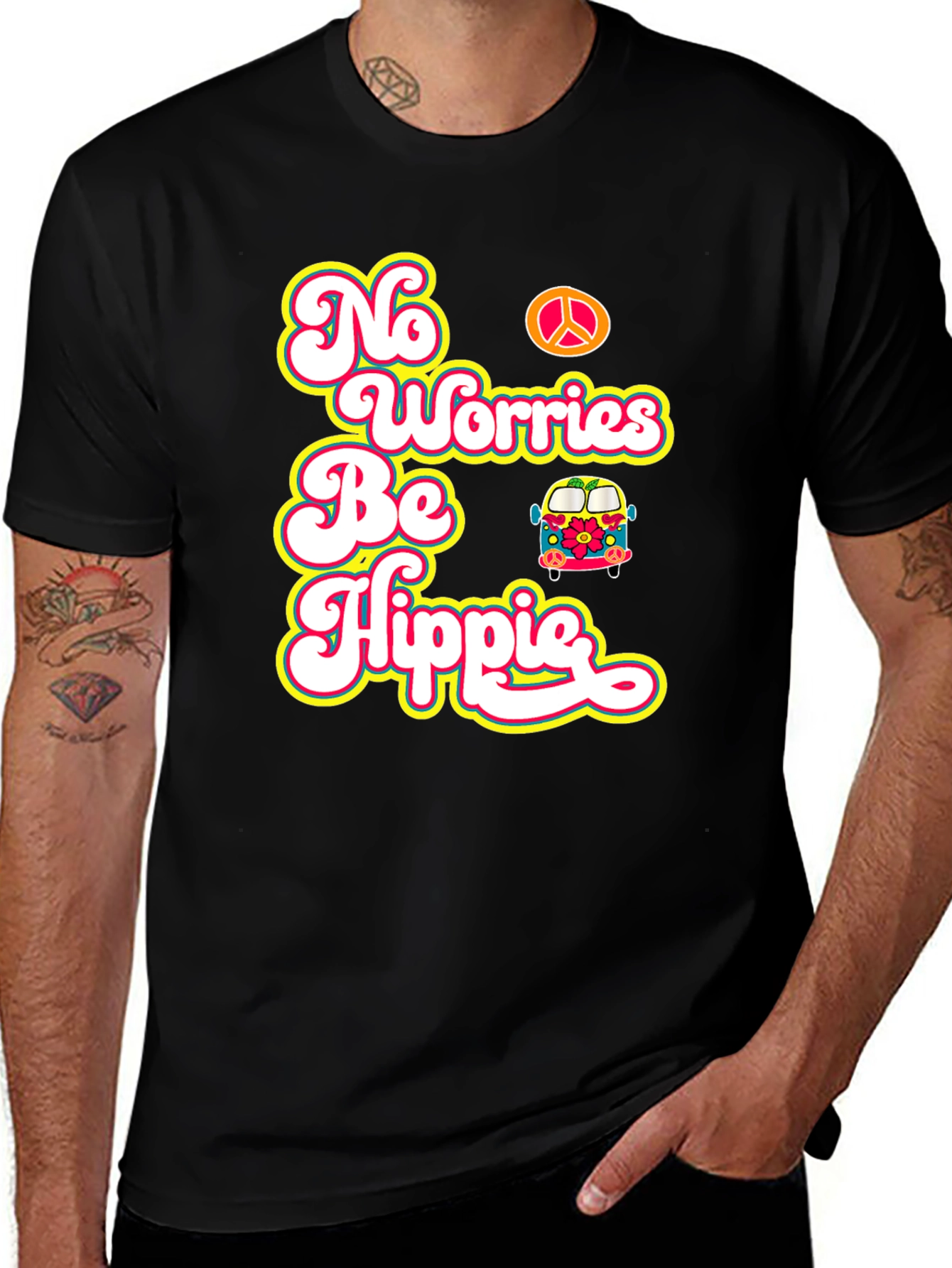 No Worries Be Hippie T-Shirt