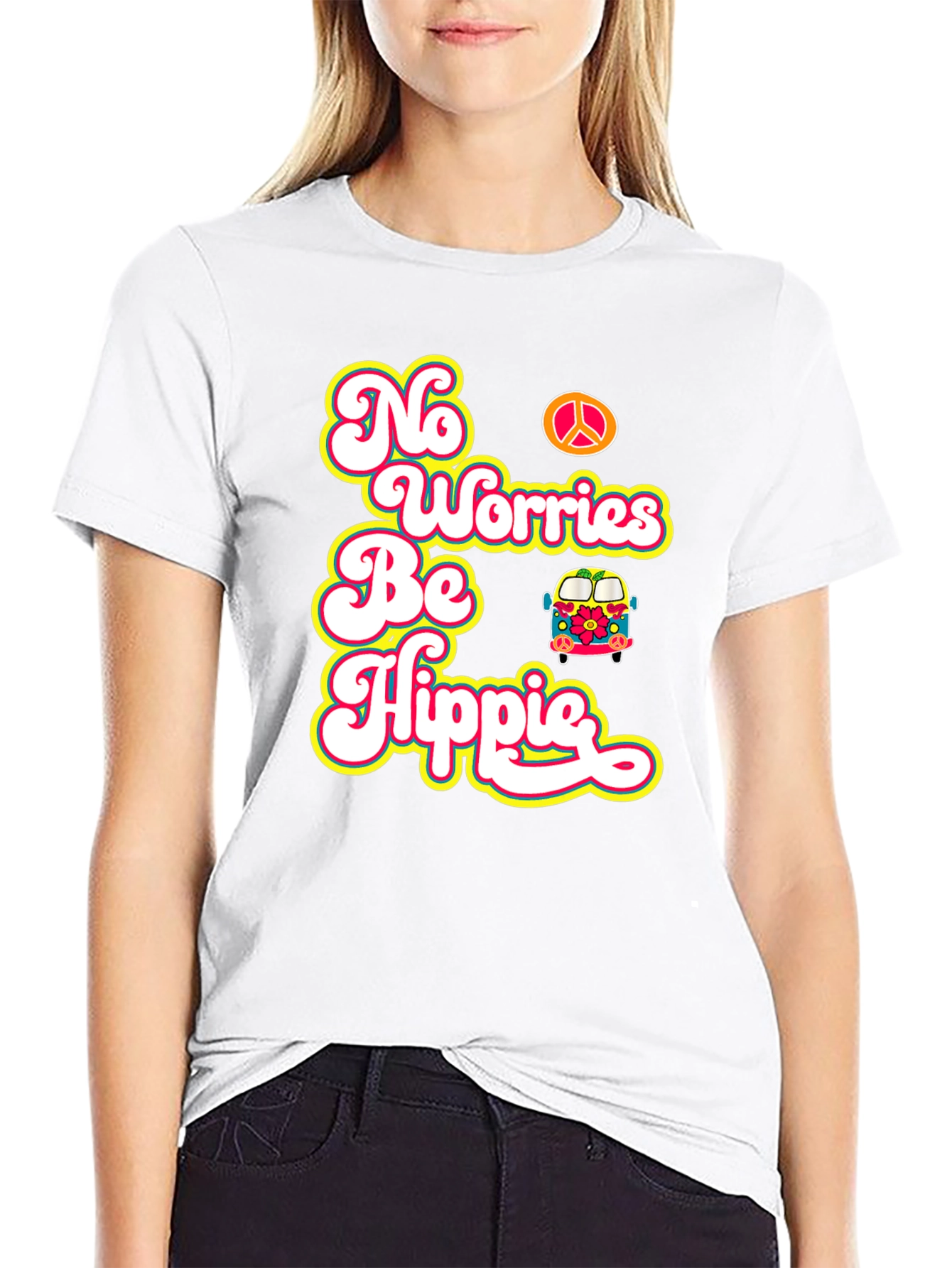 No Worries Be Hippie T-Shirt