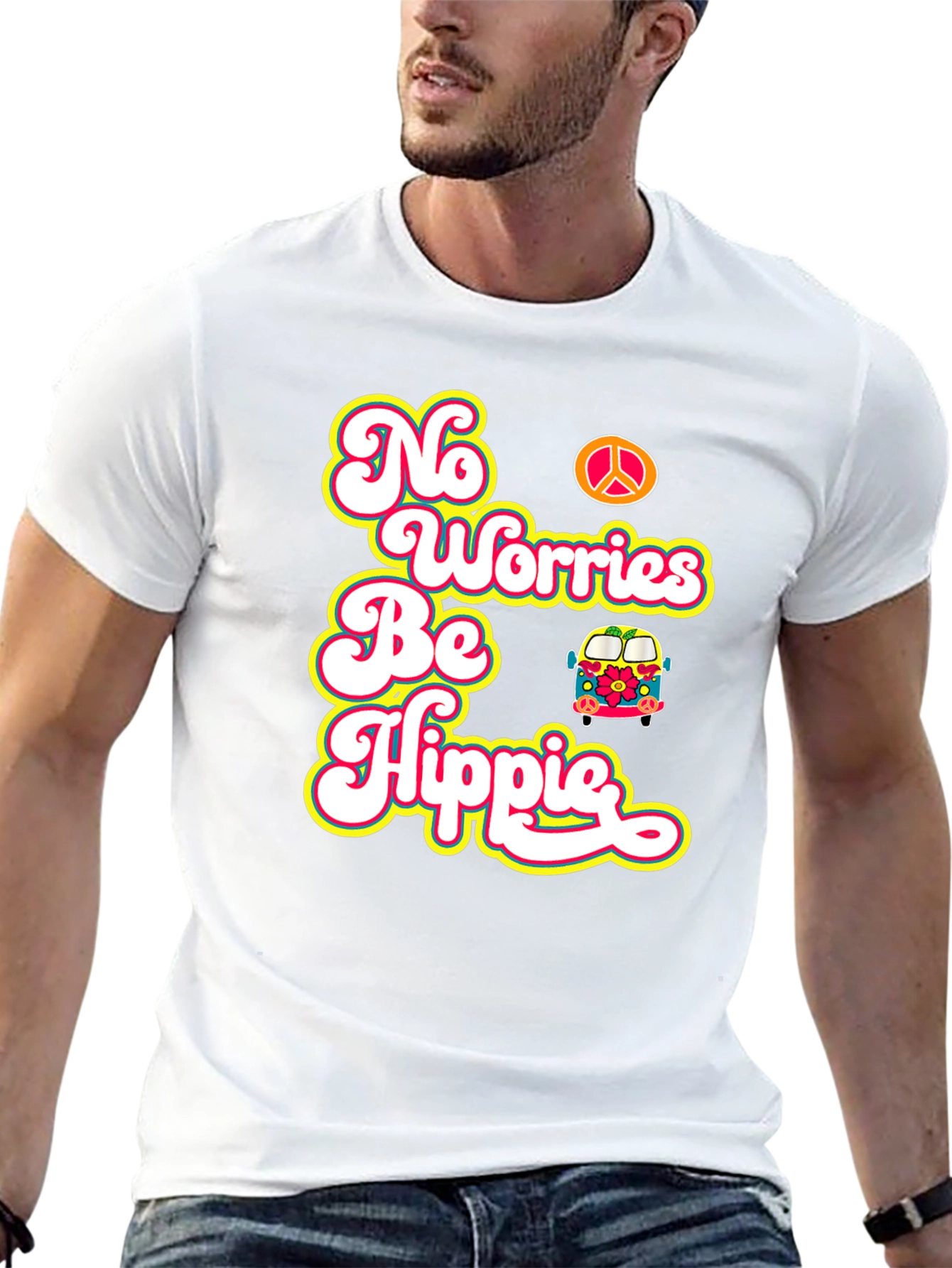No Worries Be Hippie T-Shirt